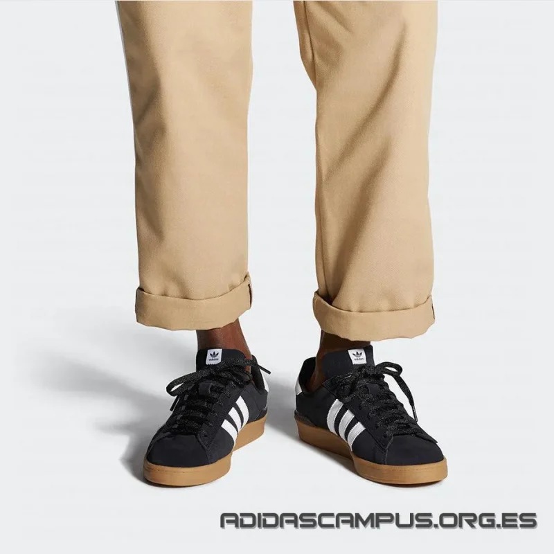 Adidas Campus adv 'Black white gum' - Imagen 6