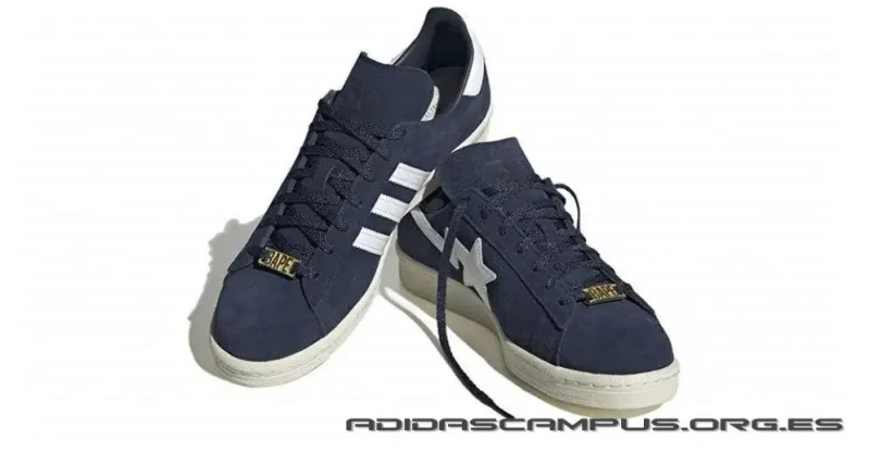 Adidas x A Bathing Ape Campus 80s '30th Anniversary - Navy' - Imagen 3